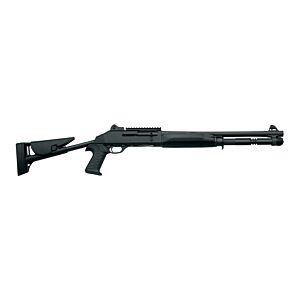 Benelli M4 Tactical Semi-Automatic Shotgun, 18.5" Barrel, Collapsible Stock, Black, 12 GA