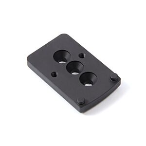 Unity Tactical, FAST LPVO Mount Offset Optic Adapter Plate, Trijicon RMR/SRO, Black