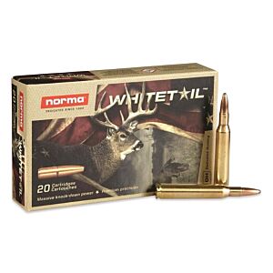 Norma USA Ammo, 7mm Rem Mag 150 Grain WhiteTail, 20 Rounds