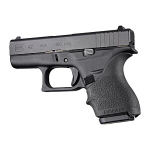 Hogue Grips, Glock 43 HandAll Beavertail Grip Sleeve, Black