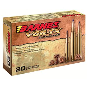Barnes Ammo, Pioneer 300 PRC 208 Grain, VOR-TX Long Range, 20 Rounds