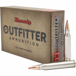Hornady Ammo, 300 Win Mag 180 Grain CX, Outfitter, 20 Rounds