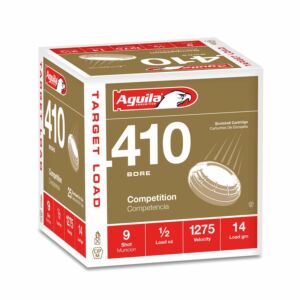 Aguila Ammo, 410GA Competition Shotshell, 2-1/2” No.9 Shot, 25 Rounds