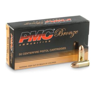 PMC Ammo, 9MM 115 Grain FMJ, 50 Round Box