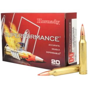 Hornady Ammo, 7MM Remington Magnum 154 Grain SST, Superformance, 20 Rounds