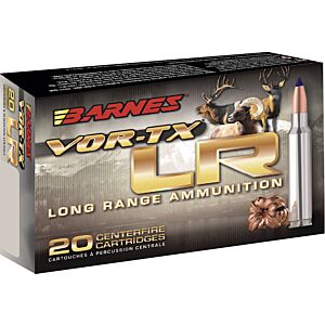 Barnes Ammo, Precision Match 6.5 Creedmoor, 127 Grain VOR-TX Long Range, 20 Rounds