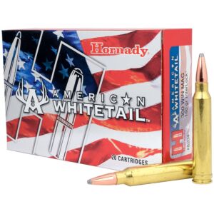 Hornady Ammo, 300 Win Mag 150 Grain Interlock SP, American Whitetail, 20 Rounds