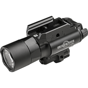 SureFire X400U Ultra Weapon Light, 1000 Lumens, 5.0 mW Green Laser, T-Slot Mount, Black