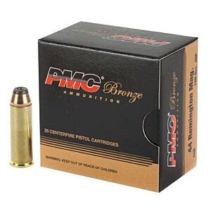 PMC Ammo, 44 Mag 180 Grain JHP, 25 Rounds