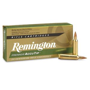 Remington Ammo, 22-250 Rem 50 Grain AccuTip-V BT, 20 Rounds