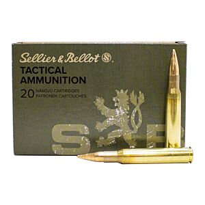 Sellier & Bellot Ammo, 30/06 Springfield 150 Grain FMJ, M1 Garand, 20 Rounds