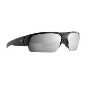 Magpul Helix Ballistic Eyewear, Polarized, Black Frame, Gray/Silver Mirror Lens