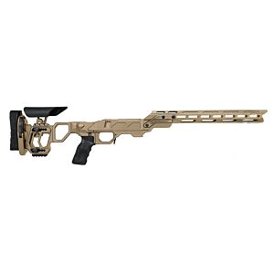 Cadex Defence, Field Competition M-Lok Chassis, Skeletonized Stock, Rem700, Short Action, Right Hand, Tan