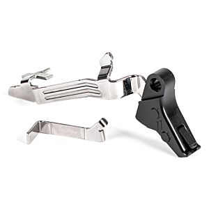 ZEV Technologies, Glock 17/19/34/19X GEN5 PRO Drop-In Flat-Face Trigger Bar Kit, BLK/BLK
