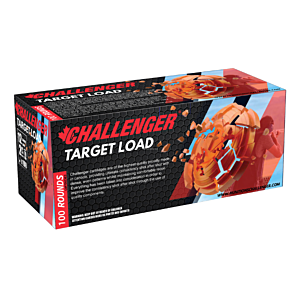 Challenger Ammo, 12GA 2-3/4 1-1/8oz, 7.5 Shot, Target Load, 100 Rounds