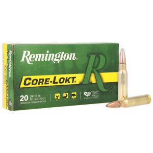 Remington Ammo, 308 Win 180 Grain Core-Lokt PSP, 20 Rounds