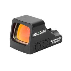 Holosun Optics, HE407K-X2 Open Reflex Sight, Green Dot, 6 MOA Dot