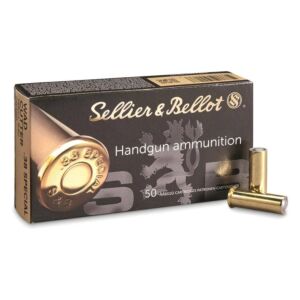 Sellier & Bellot Ammo, 38 Special 148 Grain WC, 50 Rounds
