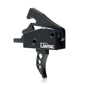 Lantac E-CT1 Single Stage Trigger, 3.5LB Pull, Curved Blade, AR15