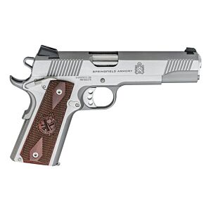 Springfield Armory, 1911 Loaded, 5.00” Barrel, Stainless, 45 ACP