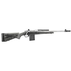 Ruger Gunsite Scout Rifle, 18.70” Stainless Threaded Barrel, Black Laminate, 308 Win