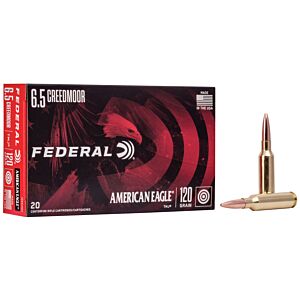 Federal Ammo, 6.5 Creedmoor 120 Grain TMJ, 20 Rounds