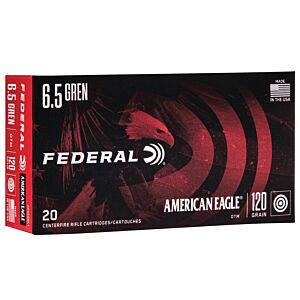 Federal Ammo, 6.5 Grendel 120 Grain OTM, 20 Rounds