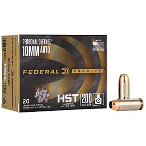 Federal Ammo, 10mm 200 Grain HST Personal Defence, 20 Rounds