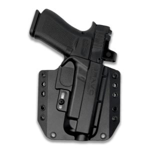 Bravo Concealment, OWB BCA 3.0 Holster, Glock 48 MOS GEN5, Right Hand, Black