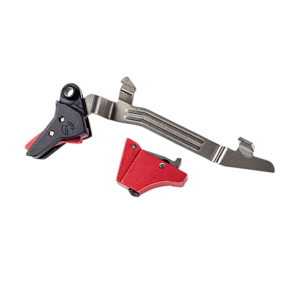 Timney Triggers, Alpha Competition Series Glock Large Frame Trigger, Red, GEN 3-4