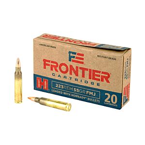 Frontier Ammo, 223 Rem 55 Grain FMJ, 20 Rounds