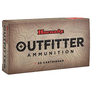 Hornady Ammo, 30/06 Springfield 180 Grain CX, Outfitter, 20 Rounds