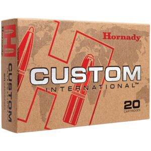 Hornady Ammo, 308 Win 180 Grain SP, Custom, 20 Rounds