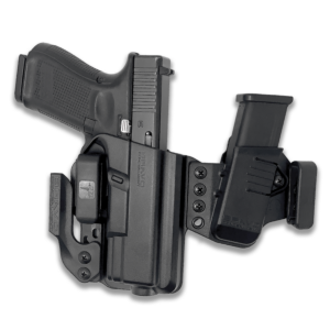 Bravo Concealment, Linked IWB Holster, Glock 19/23/19X/19MOS GEN3/4/5, Surefire X300 UA/UB, Right Hand, Black