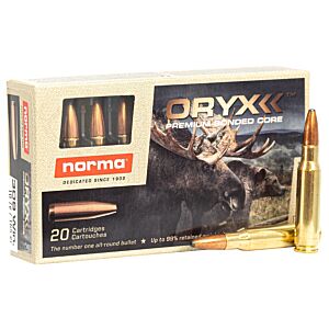 Norma USA Ammo, 308 Win 165 Grain Oryx Professional Hunter, 20 Rounds
