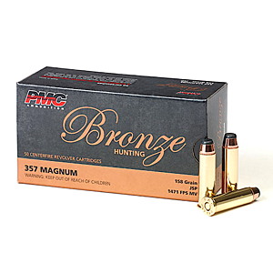 PMC Ammo, 357 Mag 158 Grain JSP, 50 Rounds