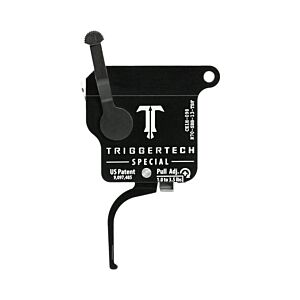 TriggerTech, Remington 700 Single Stage Special Trigger, Flat Lever, PVD Black 