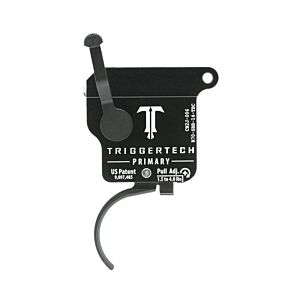 TriggerTech, Remington 700 Primary Trigger, Curved Lever, PVD Black