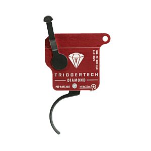 TriggerTech, Remington 700 Diamond Single Stage Trigger, Traditional Curved Lever, PVD Black