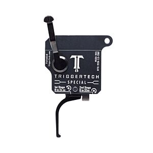 TriggerTech, Remington 700 Two Stage Special Trigger, Flat Lever, PVD Black