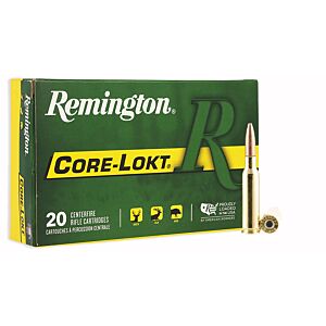 Remington Ammo, 6.5 Creedmoor 140 Grain Core-Lokt PSP, 20 Rounds