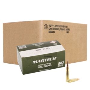 Magtech Ammo, 308 Win, 150 Grain FMJ, 1000 Rounds