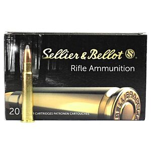 Sellier & Bellot Ammo, 303 British 150 Grain SP, 20 Rounds