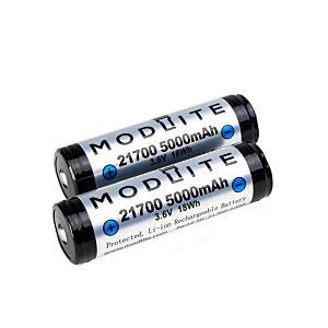 Modlite Systems, 21700, 5000mAH Battery, 2PK