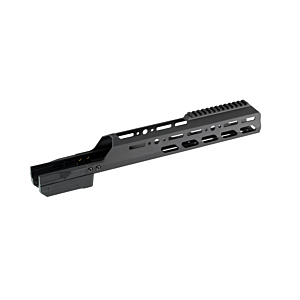 KRG Kinetic Research Group, GEN1 Enclosed Forend, Remington 700 Long Action, Black
