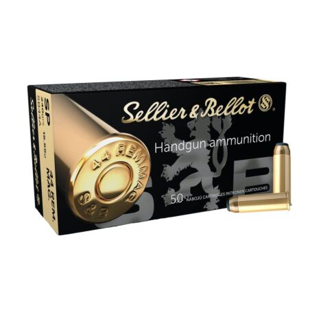 Sellier & Bellot Ammo, 44 Mag 240 Grain SP, 50 Rounds