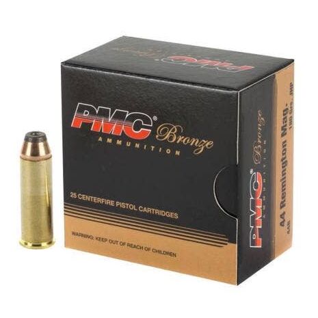 PMC Ammo, 44 Mag 180 Grain JHP, 25 Rounds